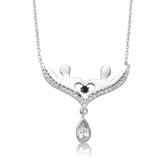 Silver Lovers Necklace for Women